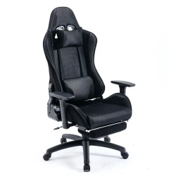 ePlayGame Gejmerska stolica HC-4036BL crna štof