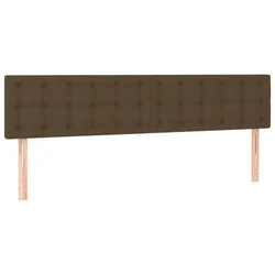 Uzglavlja tamnosmeđa 160x5x78/88 cm od tkanine