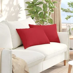 Jastučići za sofu 2 pcs Crvena 60 x 40 cm tkanina