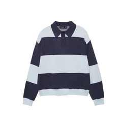 Pull&Bear Majica mornarska/pastelno modra