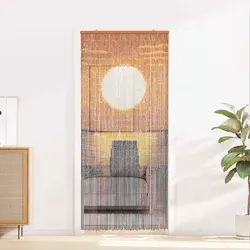 Zavjesa za vrata protiv insekata višebojna 200 x 90 cm Bambus