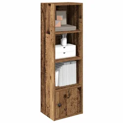 Regal za knjige boja starog drva 31x24x102 cm drveni