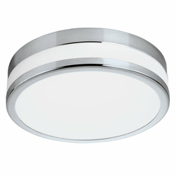 Eglo Palermo plafonjera/1, Led, 11w, 950lm, ip44, prečnik 225, hrom/bela