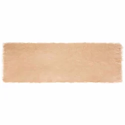 Tepih od umjetne ovčje kože TAFALLA Bež 80 x 250 cm Poliester