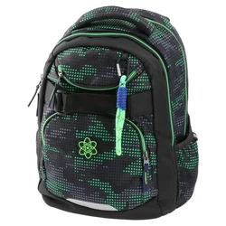 Play Školski ranac za dečake Military Apollo 252, 41x31x21cm, Crno - zeleni