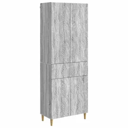 Set ormara 2 pcs Siva Sonoma Konstruirano drvo