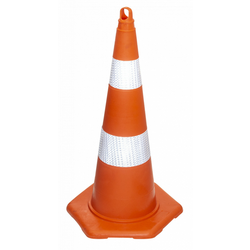 Jednodelni putarski čunj PVC 75 cm