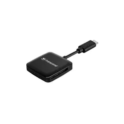 Čitalec kartic Transcend RDC3 črn, USB C 3.2 -- SD, microSD