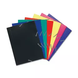 FASCIKL KLAPA S GUMICOM PP A4 EXACOMPTA 55909E NARANČASTO-ŽUTI
