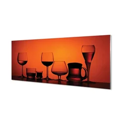 tulup.si Slika na steklu Očala 140x70 cm 2 obešalnika