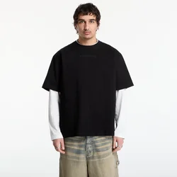 Majice PLEASURES Neural Applique Shirt Black M