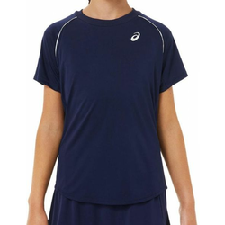Majica kratkih rukava za djevojčice Asics Tennis Short Sleeve Top - peacoat