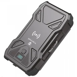 Viking-Power Bank sa LED svetlom, bežičnim punjenjem i solarnim panelom Power Delivery 15W/10000mAh