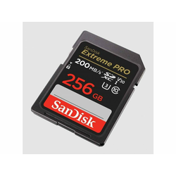 SDXC SANDISK 256GB EXTREME PRO, 200/140MB/s, UHS-I, C10, U3, V30