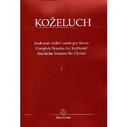 KOŽELUH note: COMPLETE SONATAS FOR KEYBOARD VOL.3
