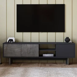 HANAH HOME TV polica Ravello Marble Anthracite