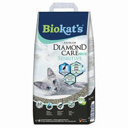 Biokats Diamond Care Sensitive Classic pesek za mačke - 6 l