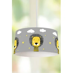 Bata i seka Dečija viseća lampa Lav, Siva