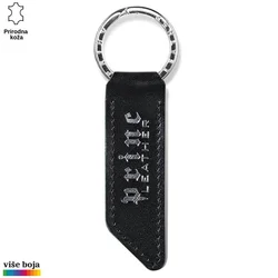 Princ Leather Kožni privezak, Crni