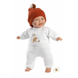 Llorens 63303 LITTLE BABY - realistična beba lutka s tijelom od mekane tkanine - 32 cm