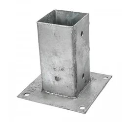 Držač stuba metalni 7x7x15 sa pločicom