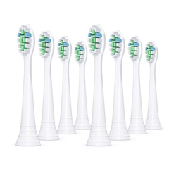 Ultrasonic nastavki za Philips Sonicare W2 Optimal White, 8 kosov, beli