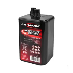 ANSMANN Baterija cink-karbon, 6 V, 4R25, Crna
