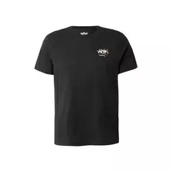 ALPHA INDUSTRIES Majica bež/mornarska/rjava/jelka/črna
