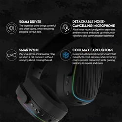 Bluetooth slušalice Fantech WHG03 Studio Pro bele