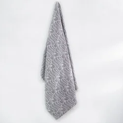 Denizli Concept Brisača za na plažo FISH 90x170, siva