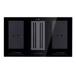 Klarstein Full House 2.0, sustav ugradbene kuhinjske nape u ploči za kuhanje, 271 m3 / h, A +