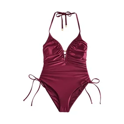 B by Ted Baker Enodelne kopalke rubin rdeča