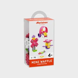 Marioinex Mini Waffle konstruktor 70 kom, roza