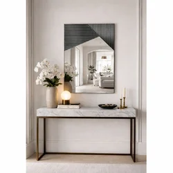 HANAH HOME Ogledalo Vertex Fume