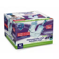 AIRMAX MAGNET SKUPLJAČ VLAGE - PUNJENJE LAVANDA 2X450G