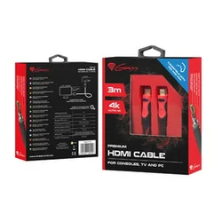 Genesis Premium 4K 3M HDMI Kabel High/Speed V2.0 PS4/PS3