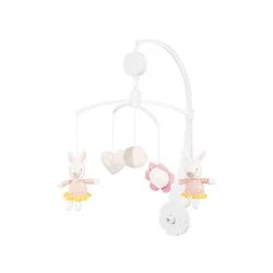Kikka Boo Muzička vrteška za krevetac Rabbits in Love