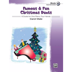 MATZ:FAMOUS & FUN CHRISTMAS DUETS BOOK 4 4 HANDS