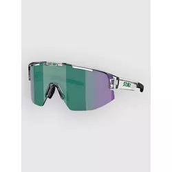 BLIZ Active Eyewear Matrix Small Transparent White Sunglasses brown w green multi