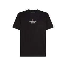 Tommy Hilfiger Majica MW0MW38980 Črna Regular Fit
