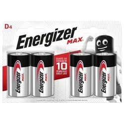 ENERGIZER Baterije D/LR20 Energizer Max 4 pakiranje, (5000551927)