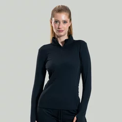 STRIX Ženska športna majica z dolgimi rokavi ULTRA Black