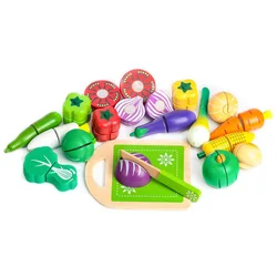 ECO TOYS Drveno povrće set 20/1, Šareno