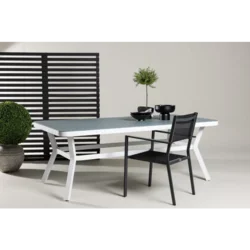 Venture Design Jedilna miza 74x200x100 cm bela