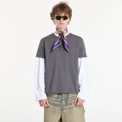 Majice Alpha Industries Basic T-Shirt Contrast Stitch Grey Black/ Black L