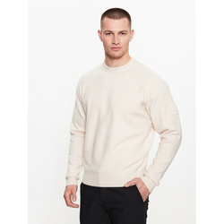 Calvin Klein Pulover K10K110401 Bež Regular Fit
