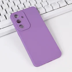 Maska za Samsung Galaxy S25 FE Silikon Pro Camera ljubičasta