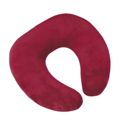 Potovalni vzglavnik podkva - 30x35 cm - bordo