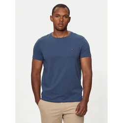 Tommy Hilfiger Majica MW0MW10800 Modra Slim Fit