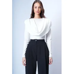 Trend Alacati Stili Ženska bluza Alc-X15063, Krem